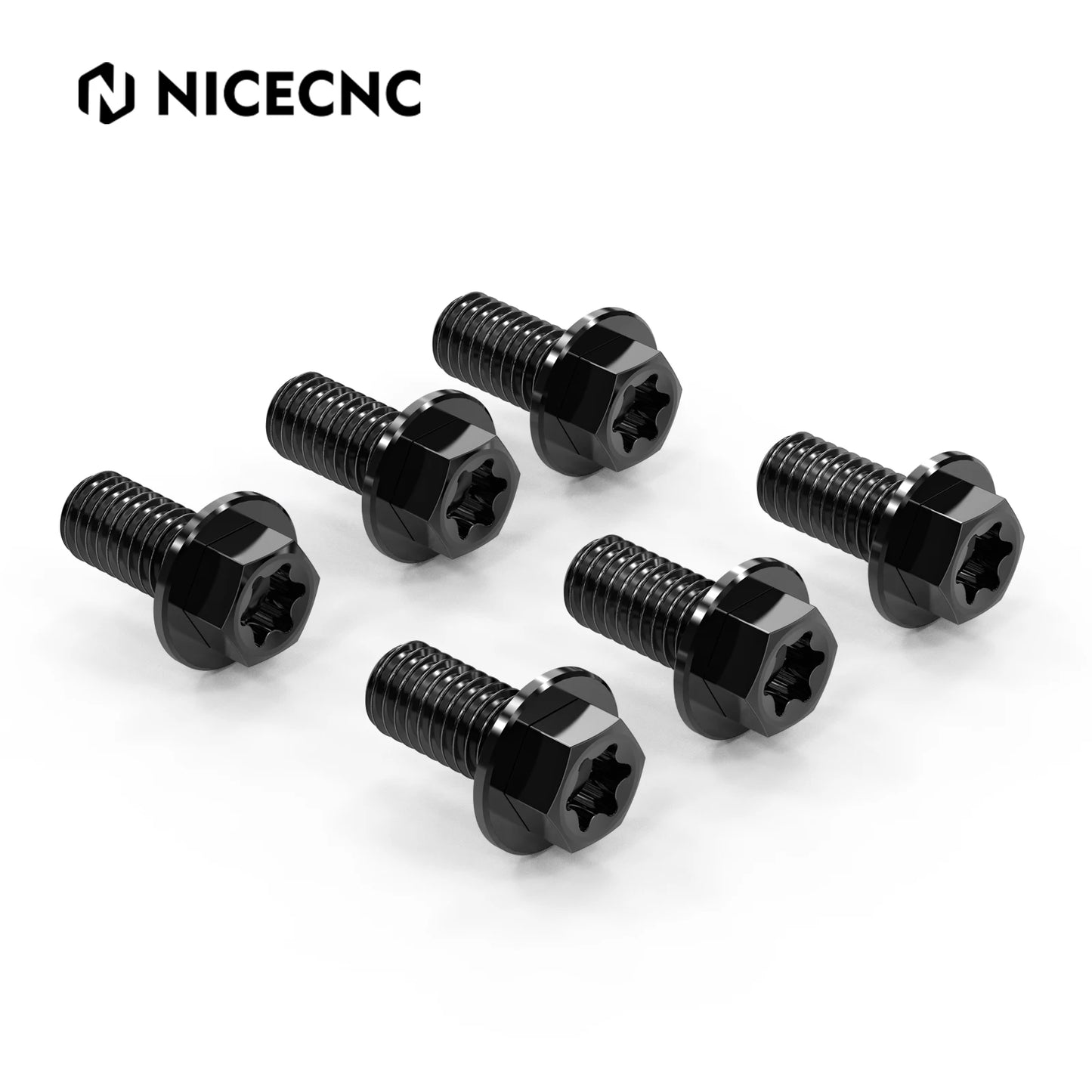 NICECNC For Surron Light Bee X S L1E Electric Dirt Bike Titanium Alloy M5*10 Front Brake Disc Pad Screws For Segway X160 X260