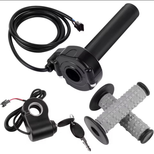 Plug and play ridstar full throttle with a key plus grips