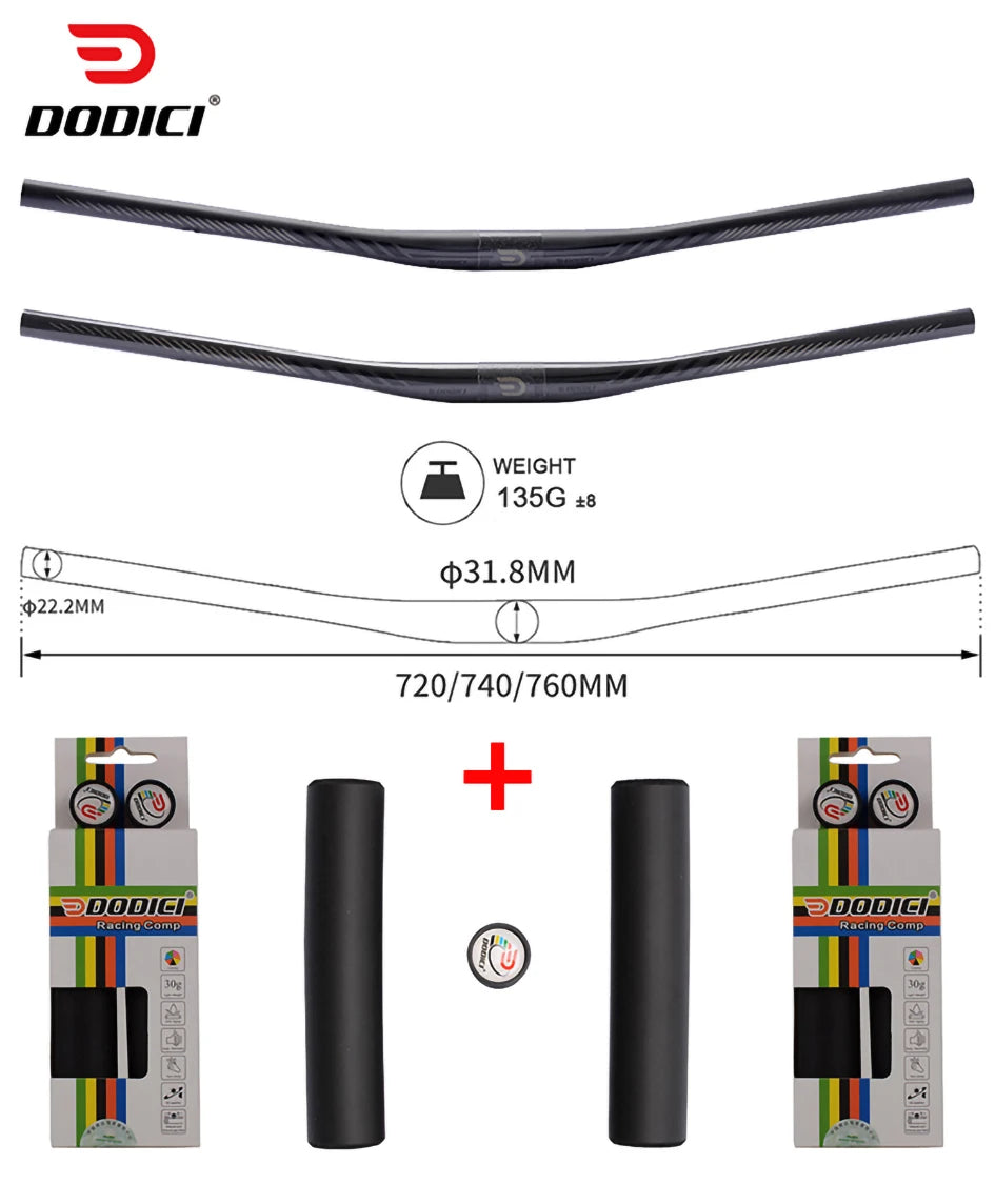 MTB Bicycle Swallow-shaped Handlebar,31.8*720/780MM,Ultralight Bike Handle Accessories,BMX Mountain Road Cycling Parts