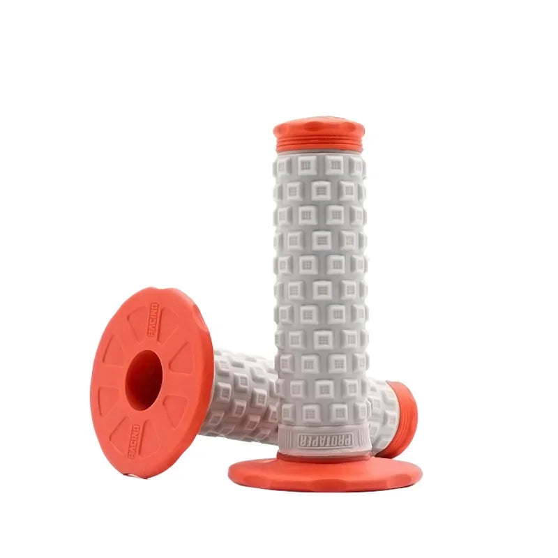 A Pair 22mm Diameter Rubber Bike Handlebar Grips for 7/8" Bar Dirt Bike Pillow Top Throttle Handle Grips Motorcycle Accessories