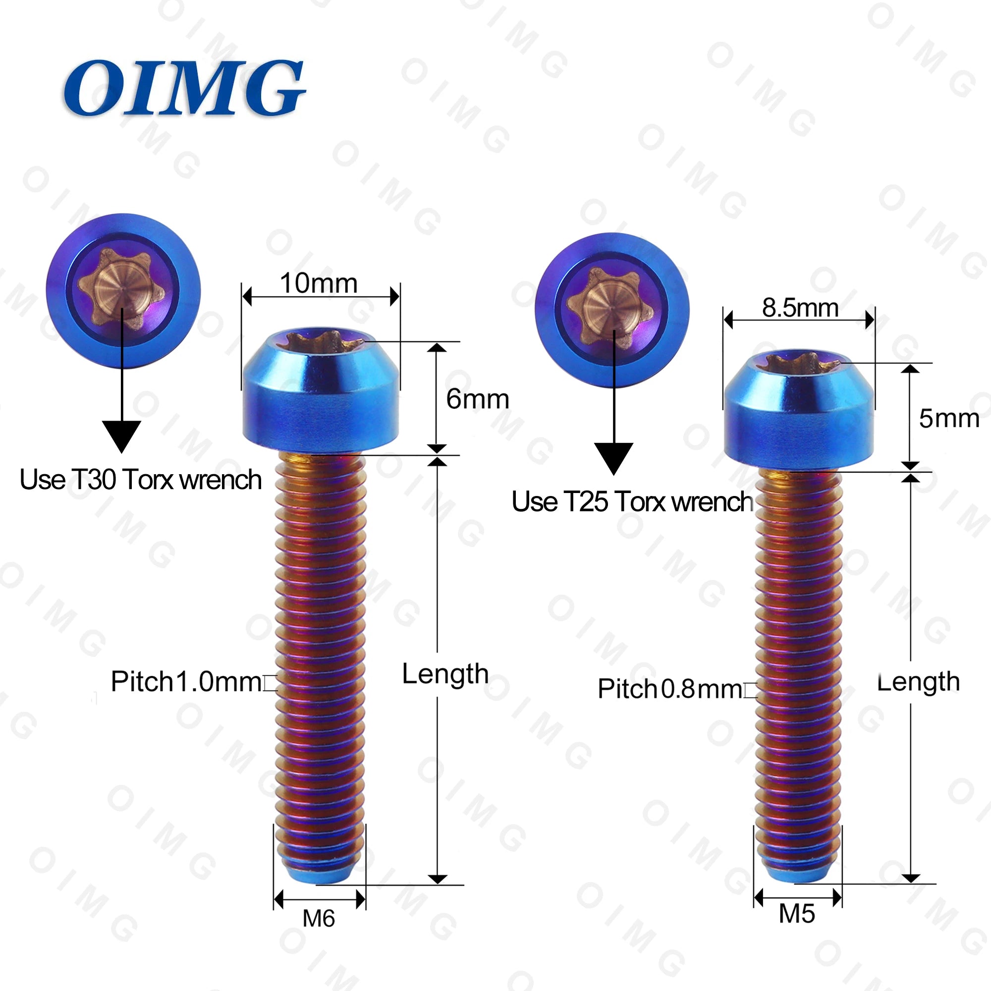 titanium must find bolt size