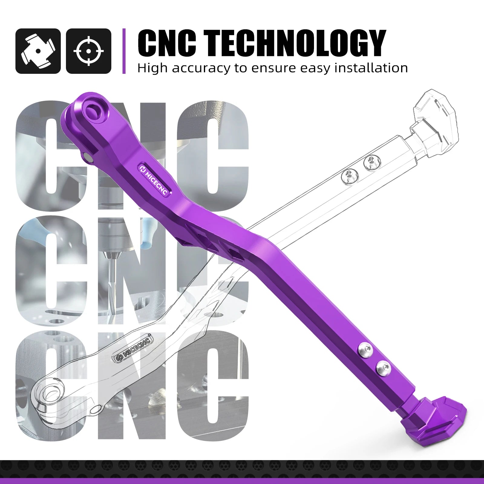 upgraded cnc kickstand surron