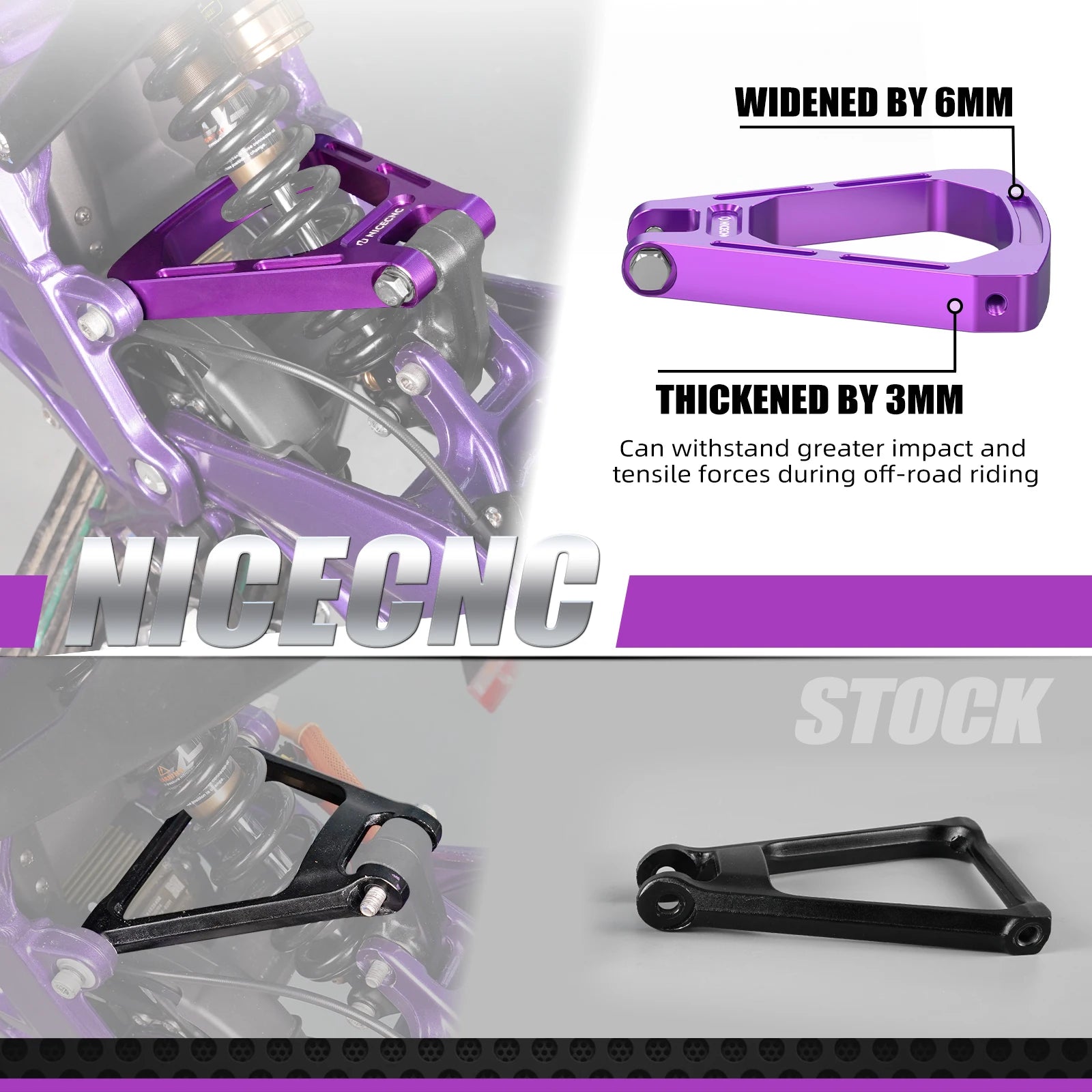 upgarded triangle and battery mount for surron