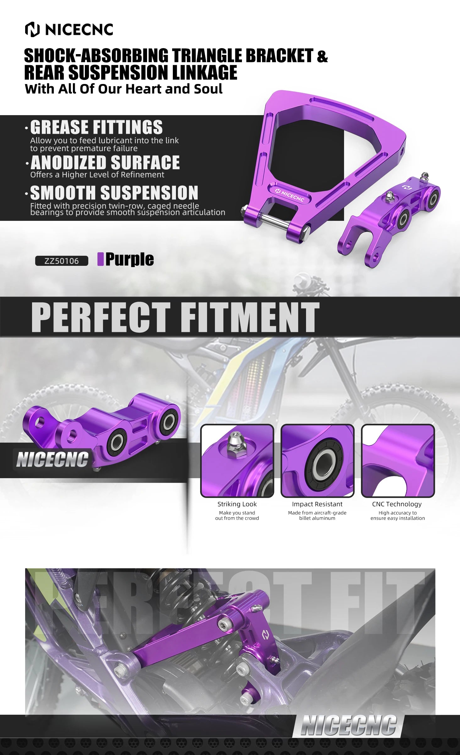 upgarded triangle and battery mount for surron