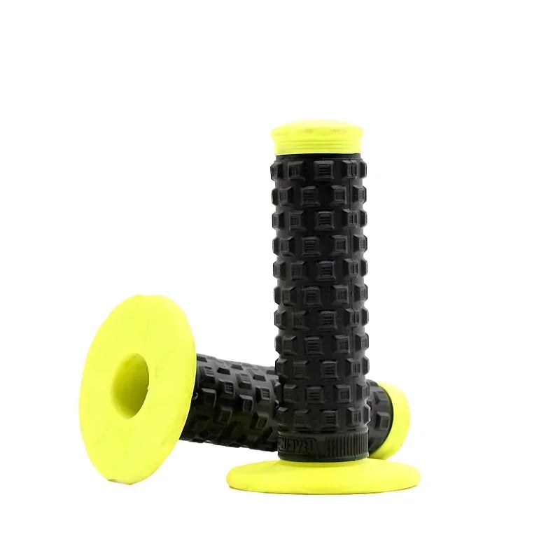 A Pair 22mm Diameter Rubber Bike Handlebar Grips for 7/8" Bar Dirt Bike Pillow Top Throttle Handle Grips Motorcycle Accessories