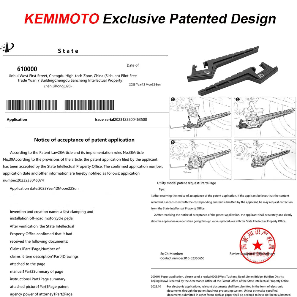 For Segway X160 X260 X 160 X 260 Passenger Foot Peg Extensions Extended Footpegs Motocross Bike Dirt Bike Off-Road Accessories