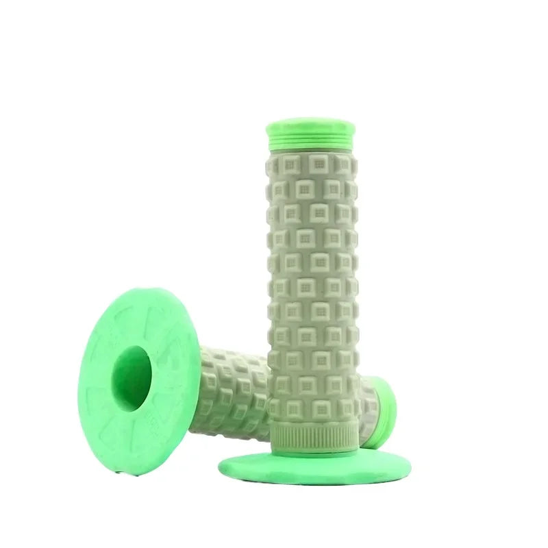 A Pair 22mm Diameter Rubber Bike Handlebar Grips for 7/8" Bar Dirt Bike Pillow Top Throttle Handle Grips Motorcycle Accessories