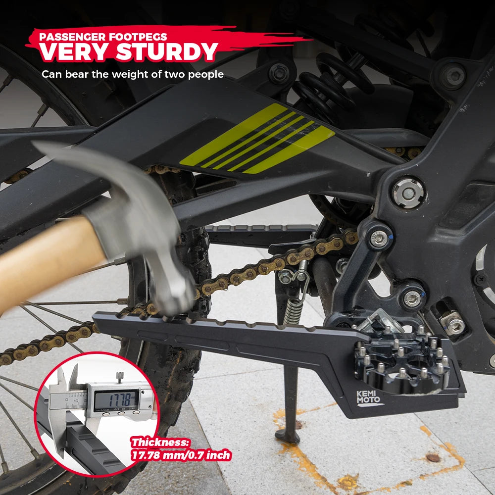 For Segway X160 X260 X 160 X 260 Passenger Foot Peg Extensions Extended Footpegs Motocross Bike Dirt Bike Off-Road Accessories