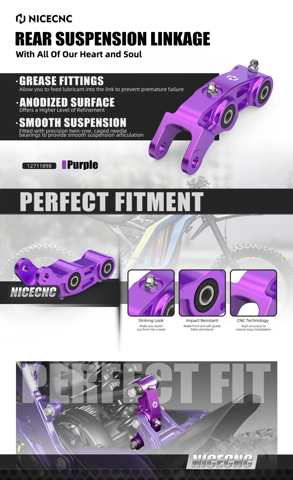 upgarded triangle and battery mount for surron