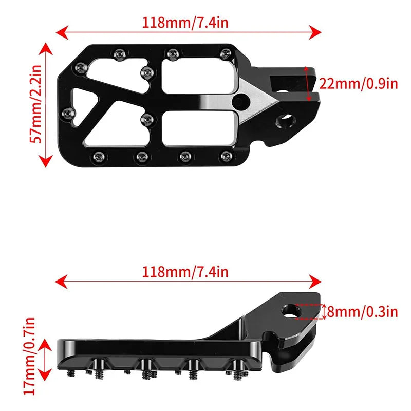 surron prickly style pegs