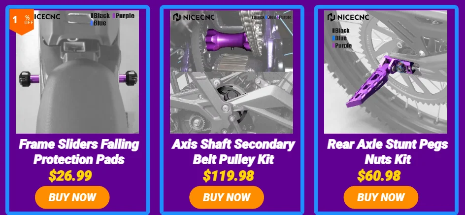 upgarded triangle and battery mount for surron