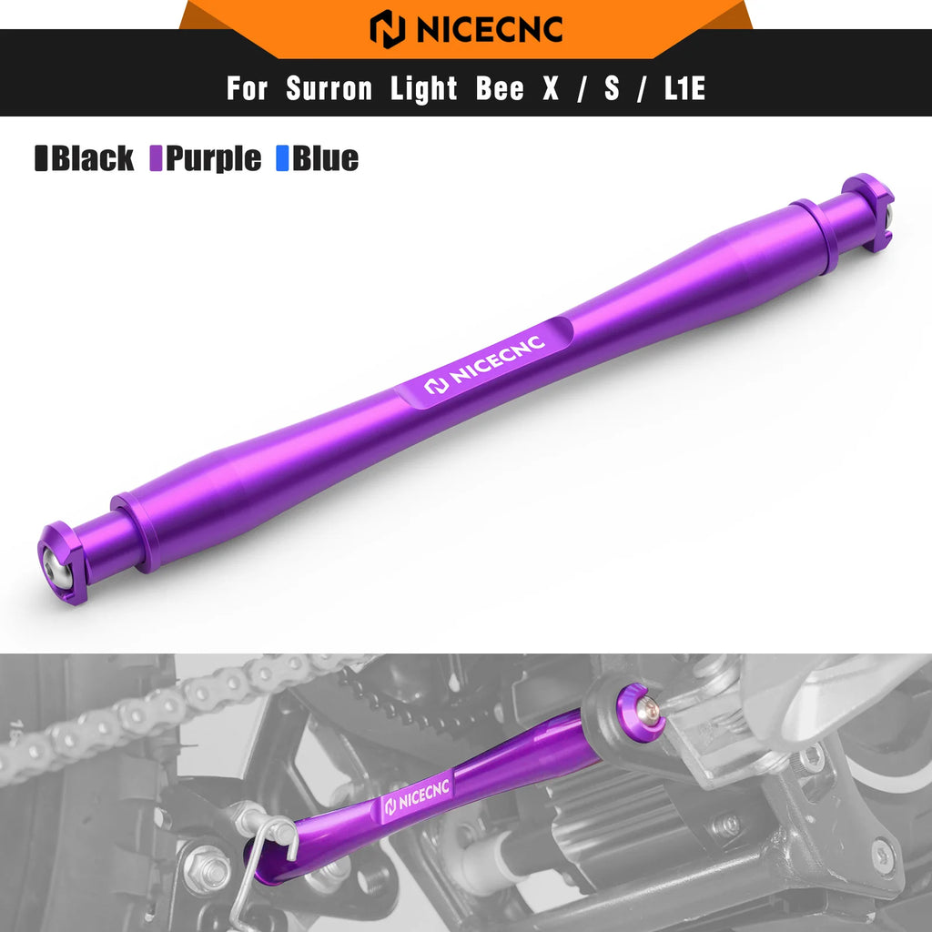 NICECNC For Surron Light Bee X S L1E 2024 2025 Electric Dirt Bike Aluminum Foot Pegs Support Brace For Segway X160 X260