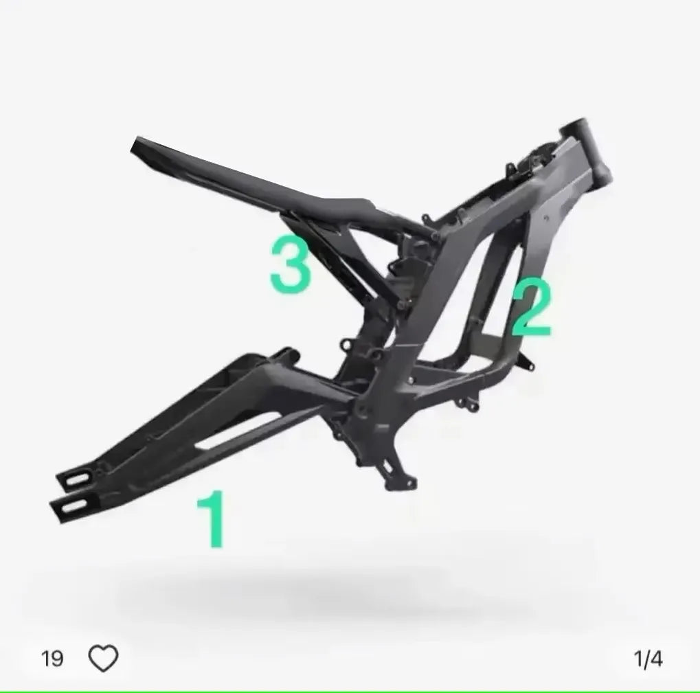 surron seat bracket and subframe