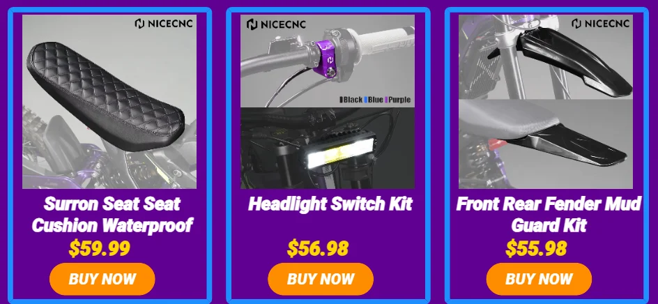 upgarded triangle and battery mount for surron