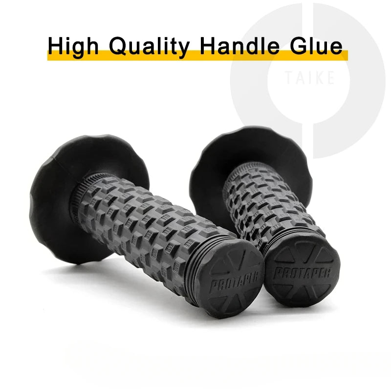 A Pair 22mm Diameter Rubber Bike Handlebar Grips for 7/8" Bar Dirt Bike Pillow Top Throttle Handle Grips Motorcycle Accessories