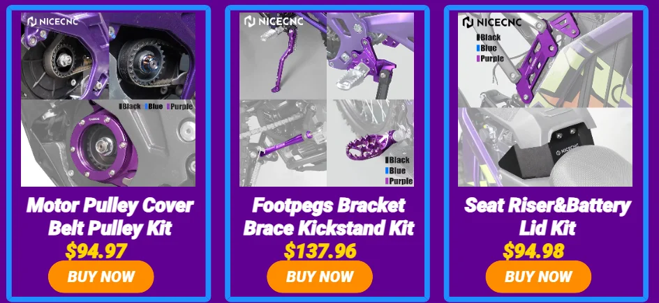 upgarded triangle and battery mount for surron