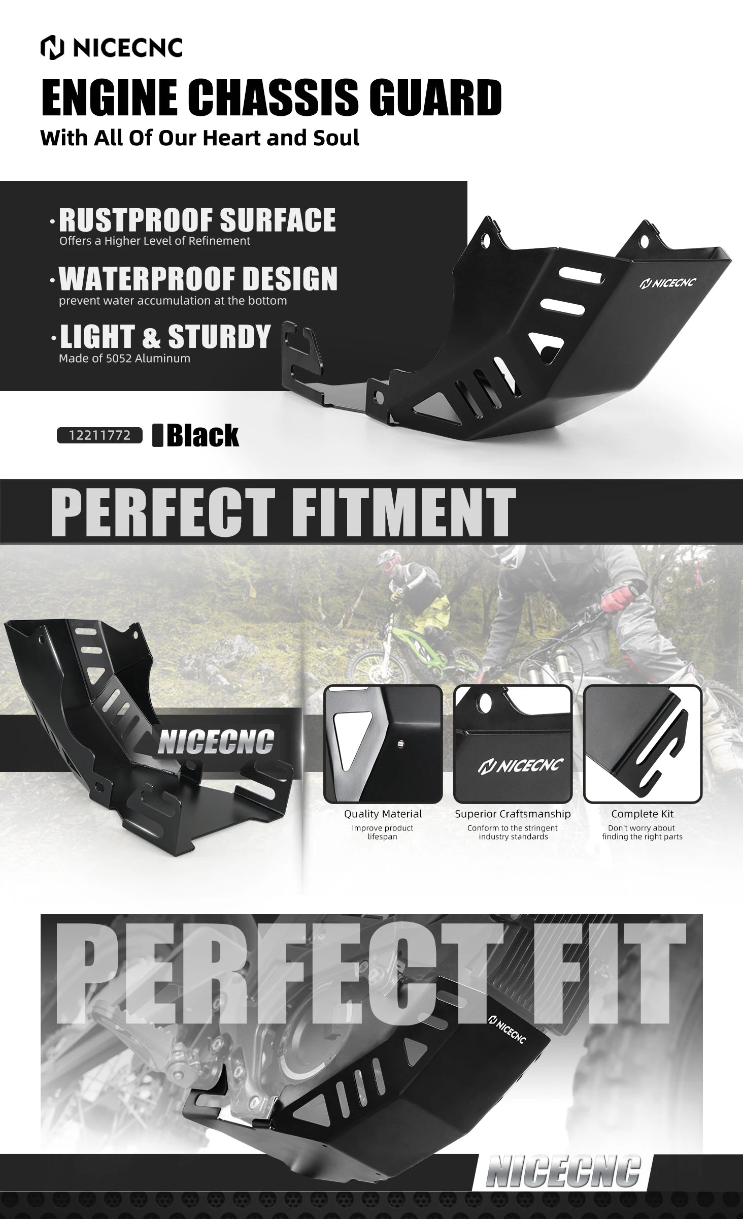 For Surron light bee X Engine Chassis Guard Skid Plate For Sur-ron light bee S L1E For Segway X160 X260 Electric Dirt Bike