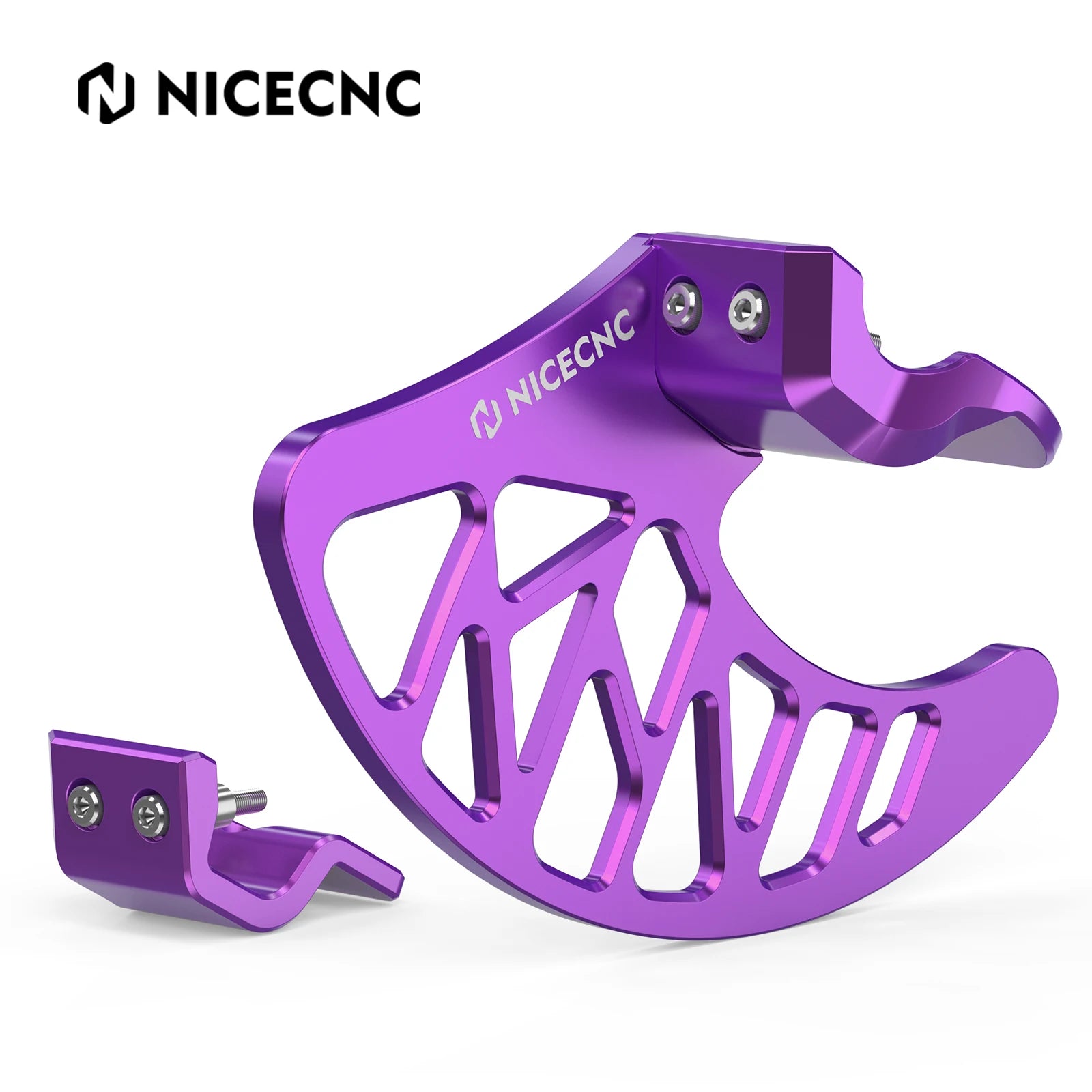 NICECNC For Surron Light Bee X S L1E Electric Dirt Bike Front Brake Disc Guard Front Fork Leg Guard Kit For Segway X160 X260