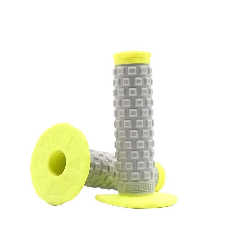 A Pair 22mm Diameter Rubber Bike Handlebar Grips for 7/8" Bar Dirt Bike Pillow Top Throttle Handle Grips Motorcycle Accessories