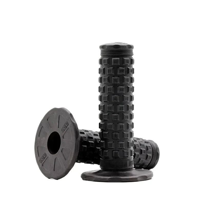 A Pair 22mm Diameter Rubber Bike Handlebar Grips for 7/8" Bar Dirt Bike Pillow Top Throttle Handle Grips Motorcycle Accessories