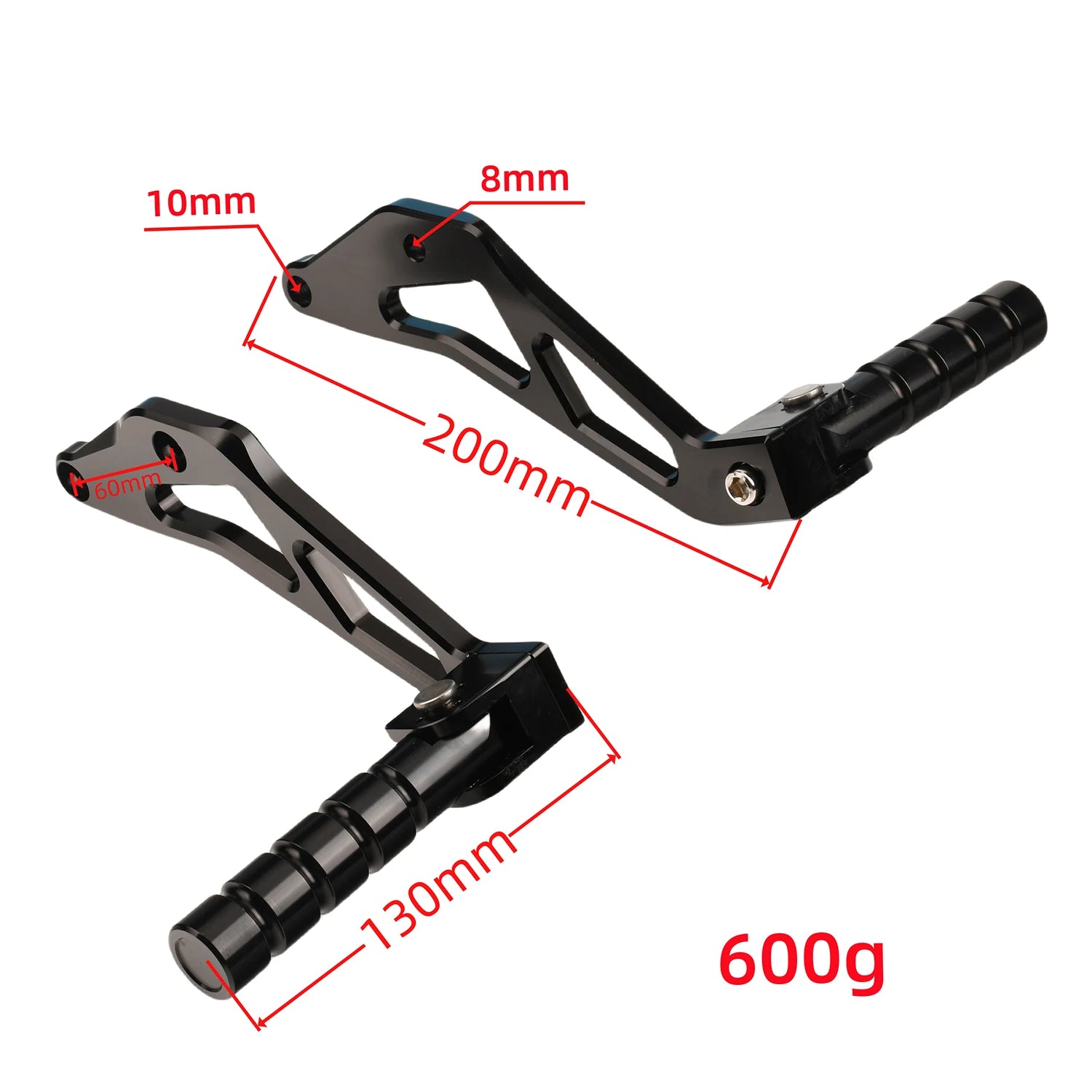 For Segway X160 X260 Motorcycle CNC Rear Passenger Foot Peg Rests Pedal Peg Bracket For Sur-Ron Light Bee X S Electric Dirt Bike