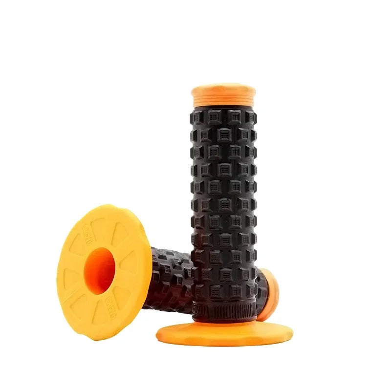 A Pair 22mm Diameter Rubber Bike Handlebar Grips for 7/8" Bar Dirt Bike Pillow Top Throttle Handle Grips Motorcycle Accessories