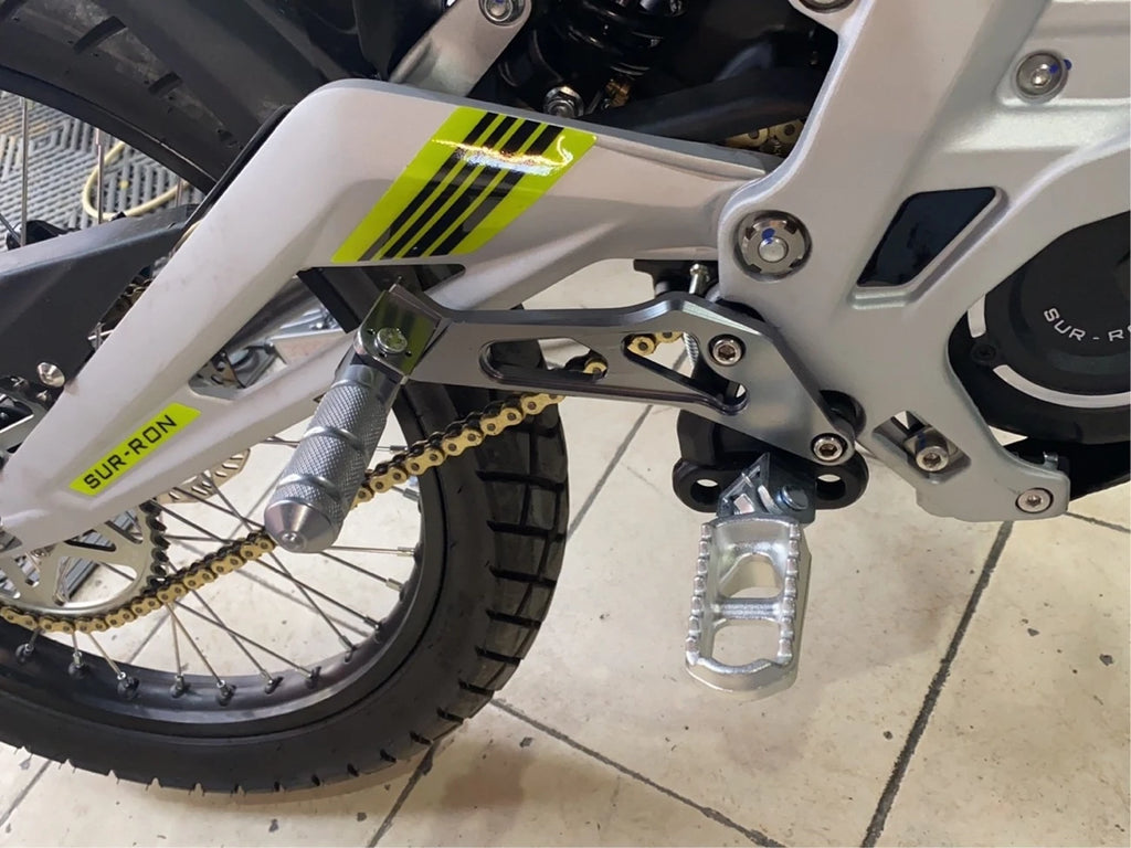 For Segway X160 X260 Motorcycle CNC Rear Passenger Foot Peg Rests Pedal Peg Bracket For Sur-Ron Light Bee X S Electric Dirt Bike