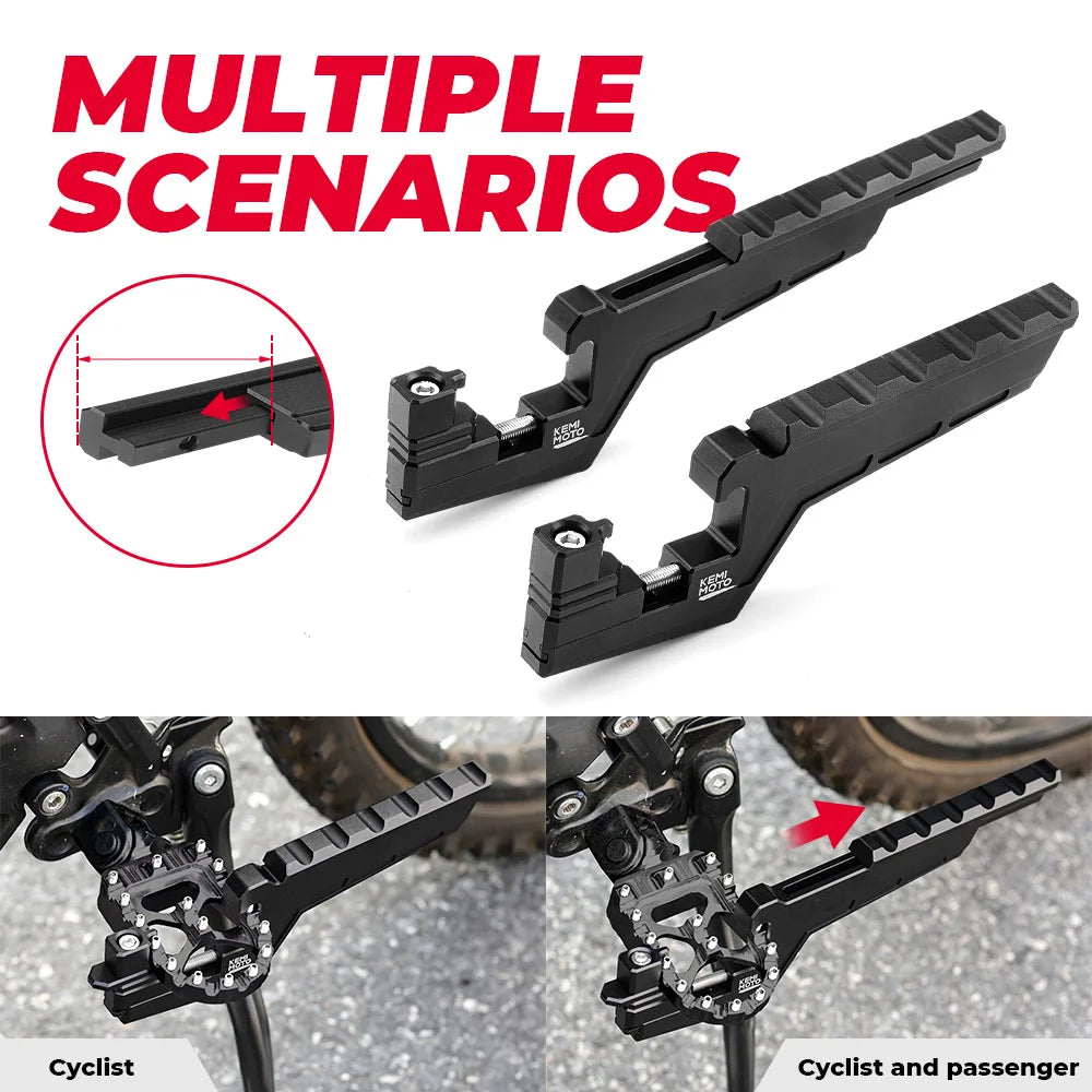 For Segway X160 X260 X 160 X 260 Passenger Foot Peg Extensions Extended Footpegs Motocross Bike Dirt Bike Off-Road Accessories