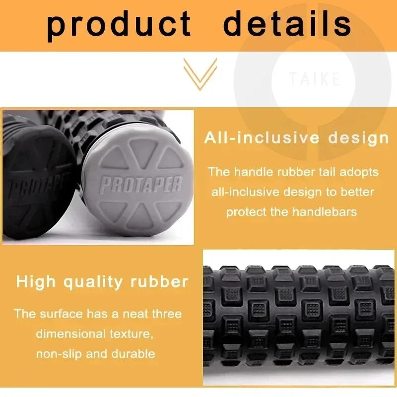 A Pair 22mm Diameter Rubber Bike Handlebar Grips for 7/8" Bar Dirt Bike Pillow Top Throttle Handle Grips Motorcycle Accessories