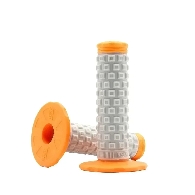 A Pair 22mm Diameter Rubber Bike Handlebar Grips for 7/8" Bar Dirt Bike Pillow Top Throttle Handle Grips Motorcycle Accessories