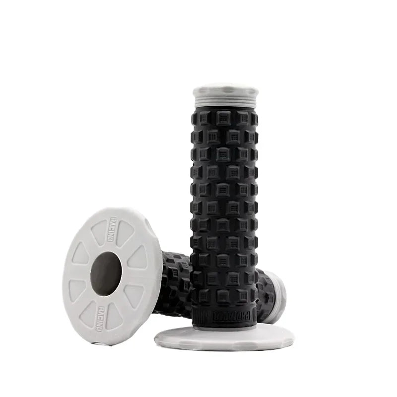 A Pair 22mm Diameter Rubber Bike Handlebar Grips for 7/8" Bar Dirt Bike Pillow Top Throttle Handle Grips Motorcycle Accessories