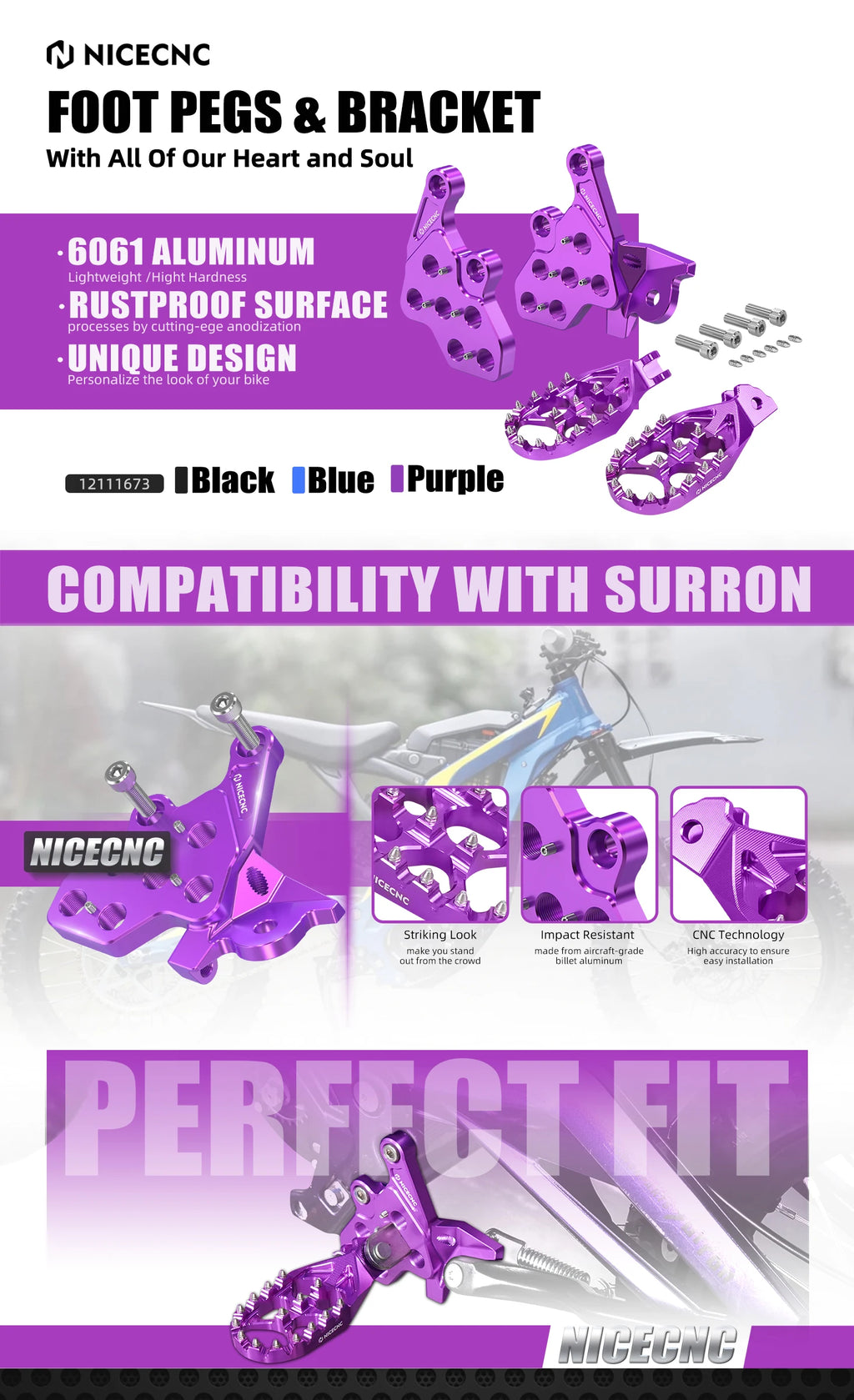 surron lower build upgarde parts