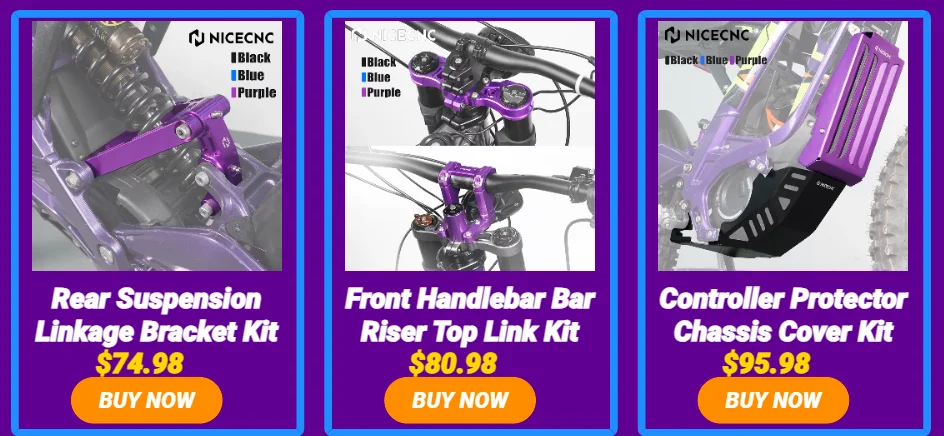 upgarded triangle and battery mount for surron