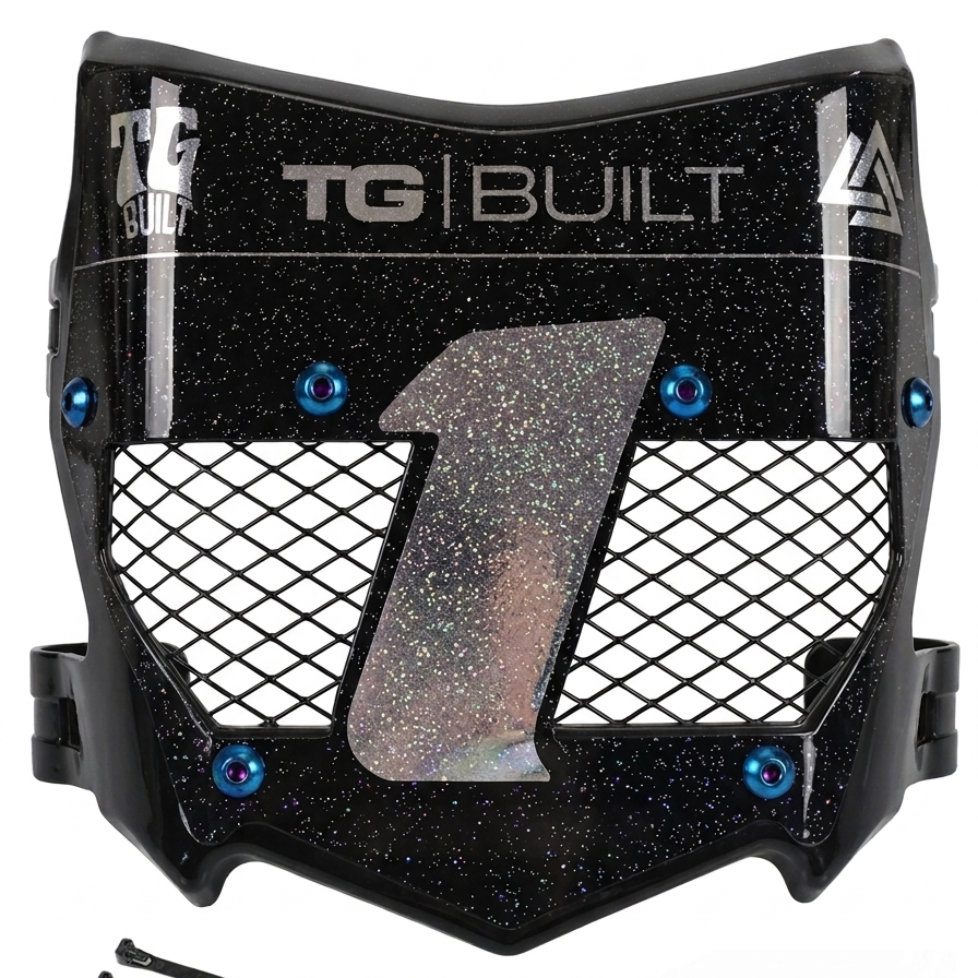vented plate with titanium