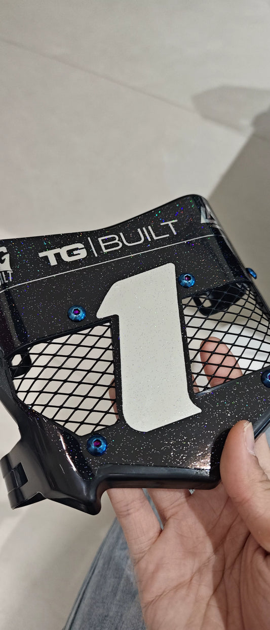 Customizable vented plate blank